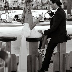 Meshki White Bow Dress